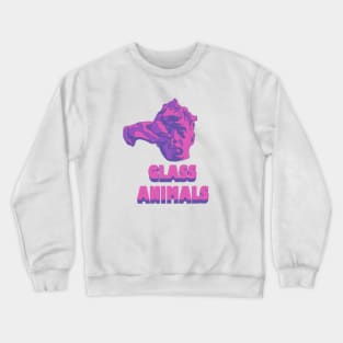 Glass Animals Purple Touch (Head and Logo) Crewneck Sweatshirt